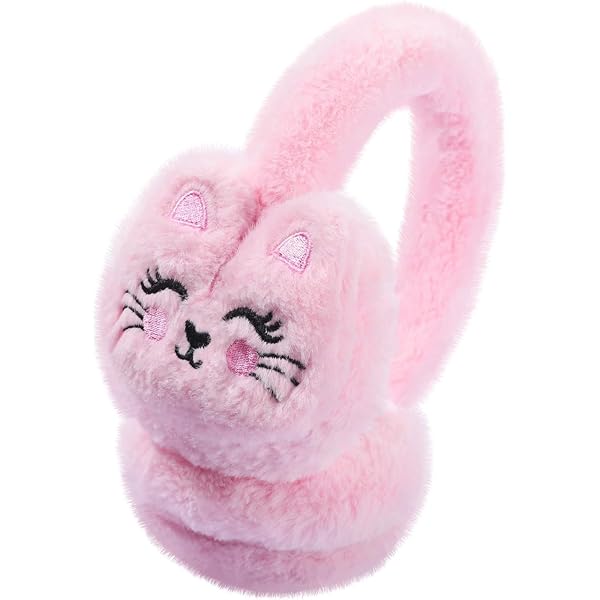 Amazon.com: PURFANREE Kids Winter Earmuffs Plush Warm Cute Fox Ear